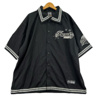 半袖シャツ 00s FREAKY MASSIVE baseball shirt L BLK L ブラック
