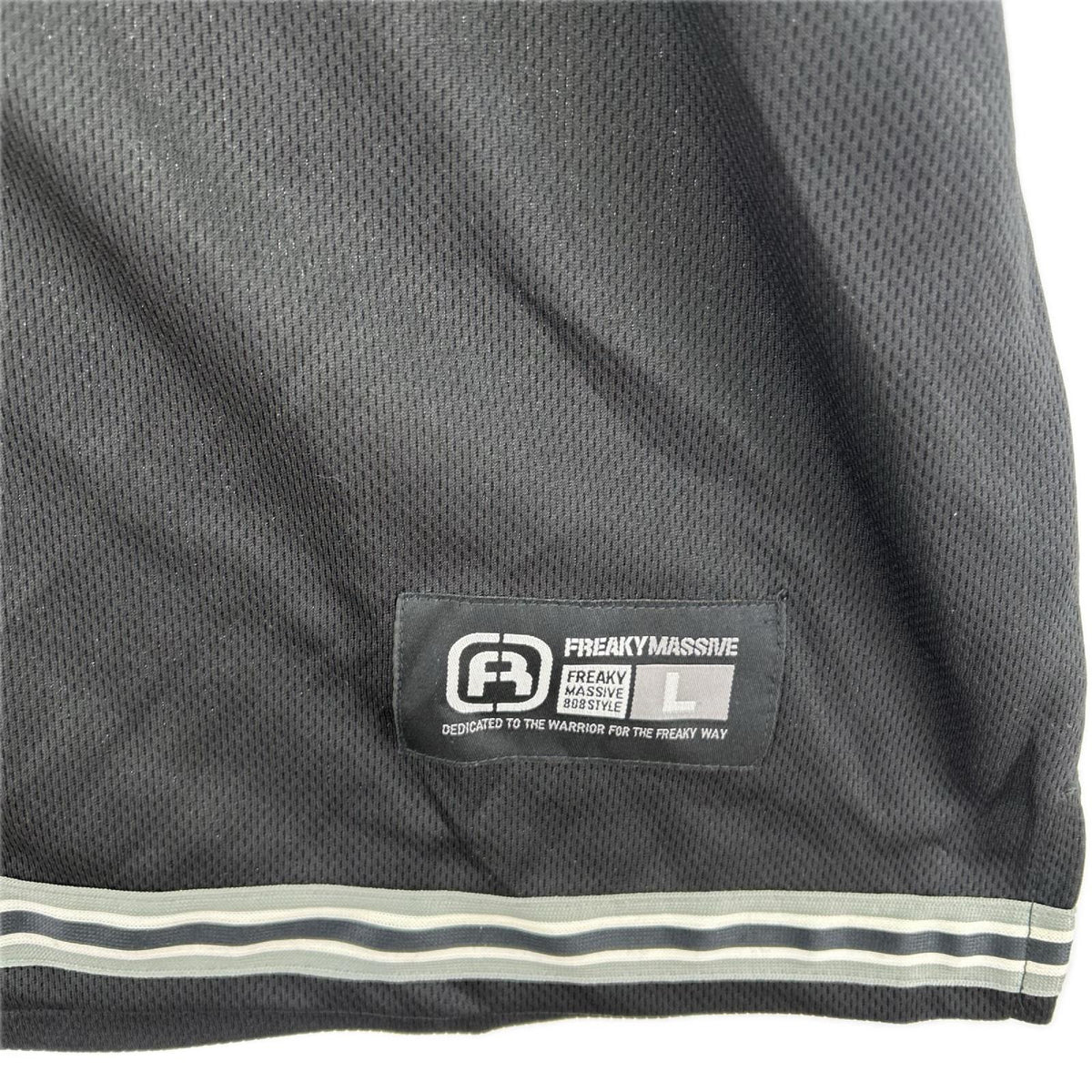 半袖シャツ 00s FREAKY MASSIVE baseball shirt L BLK L ブラック