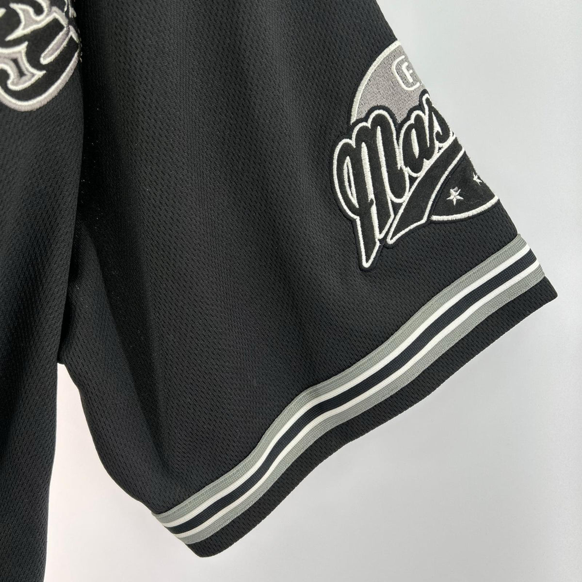 半袖シャツ 00s FREAKY MASSIVE baseball shirt L BLK L ブラック