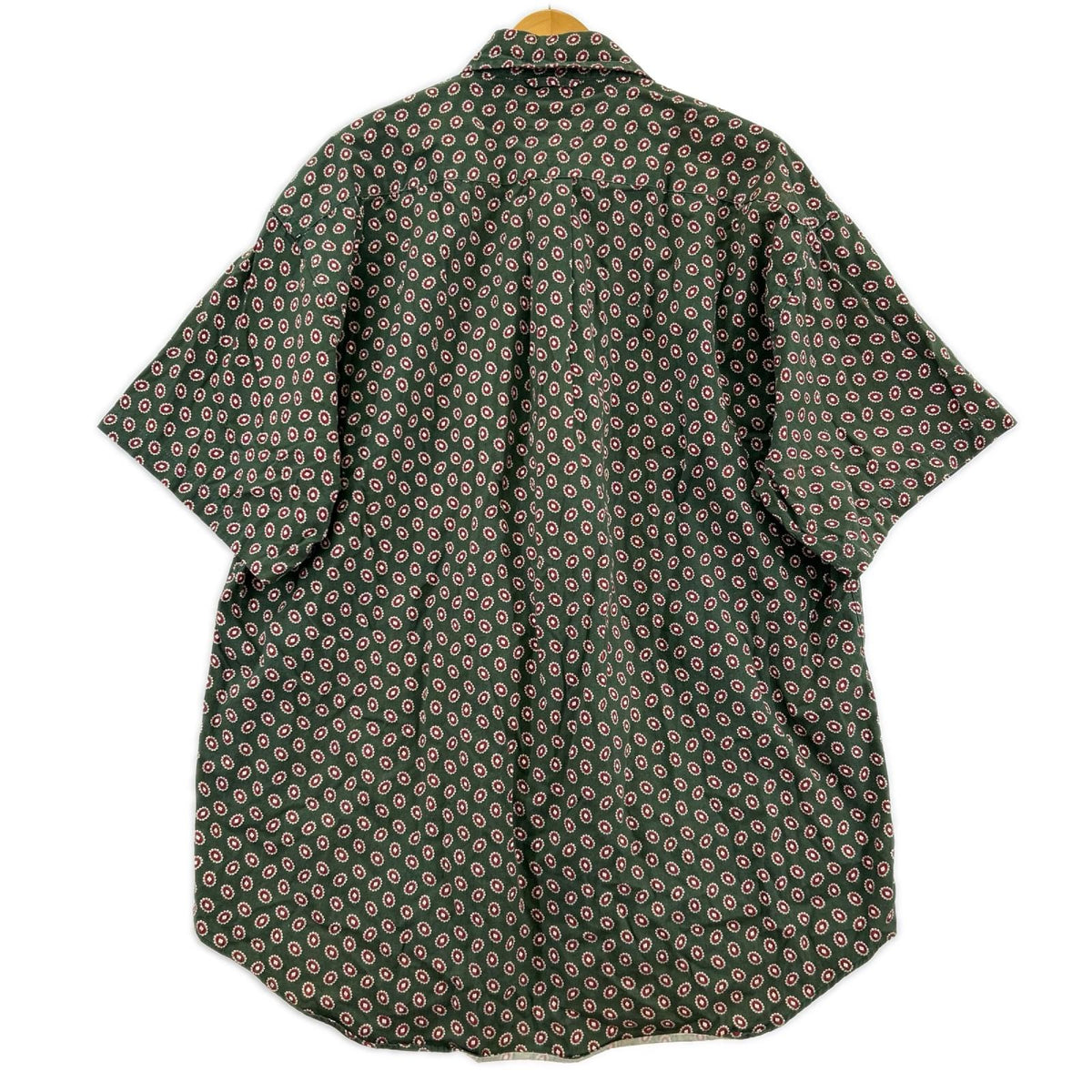 半袖シャツ 90s 総柄SSshirt L GRN L
