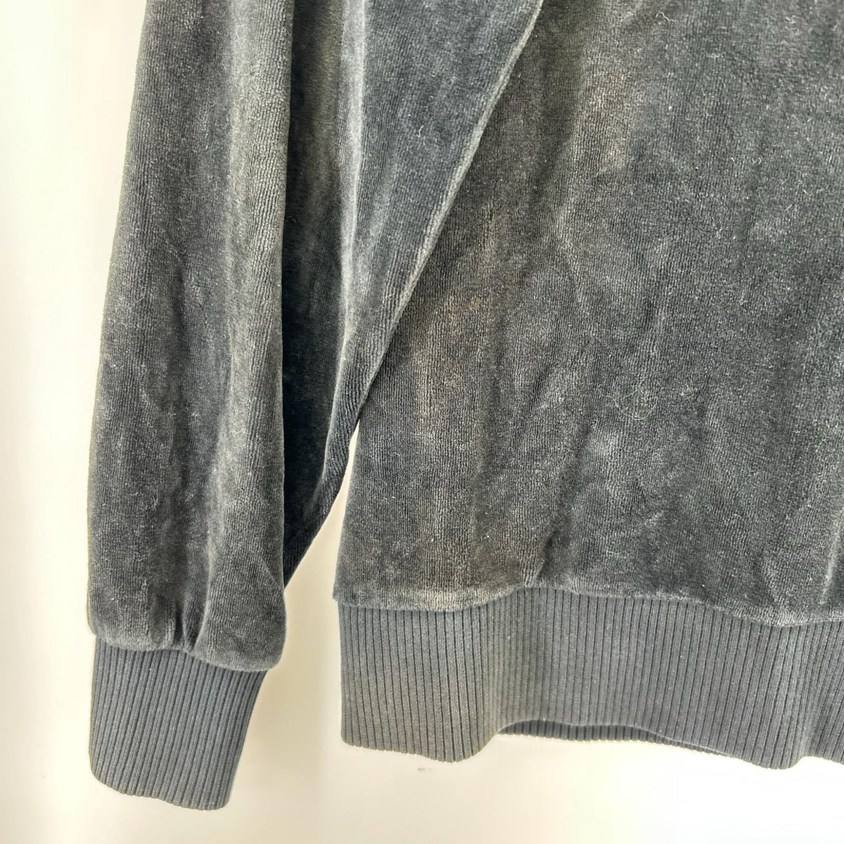 ジャケット 90-00s BUNDESWEAR Velvet Track Jacket L ブラック