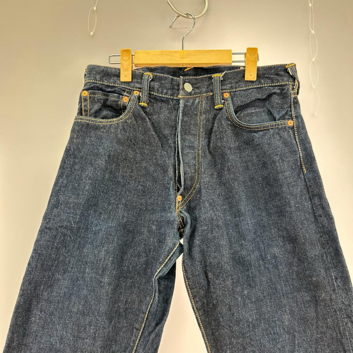 デニムパンツ EVISU No.2 ビッグカモメ 虎耳 31×35 大黒 IDG