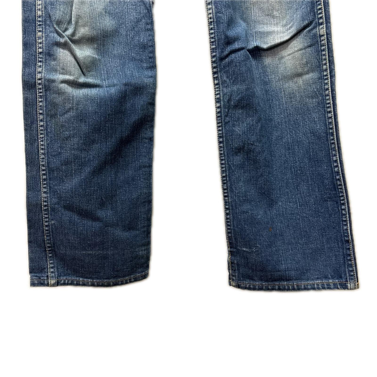 デニムパンツ 60s 斜めﾍﾞﾙ 11MWZ ﾃﾞﾆﾑﾊﾟﾝﾂ 青 (W30) 30 ブルー