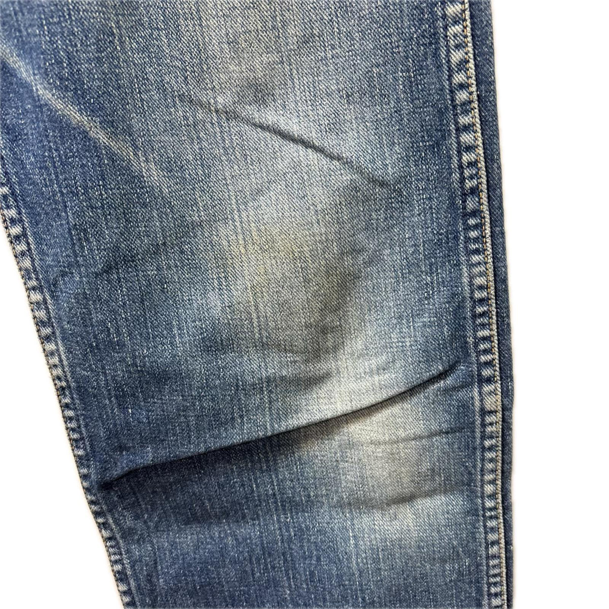 デニムパンツ 60s 斜めﾍﾞﾙ 11MWZ ﾃﾞﾆﾑﾊﾟﾝﾂ 青 (W30) 30 ブルー