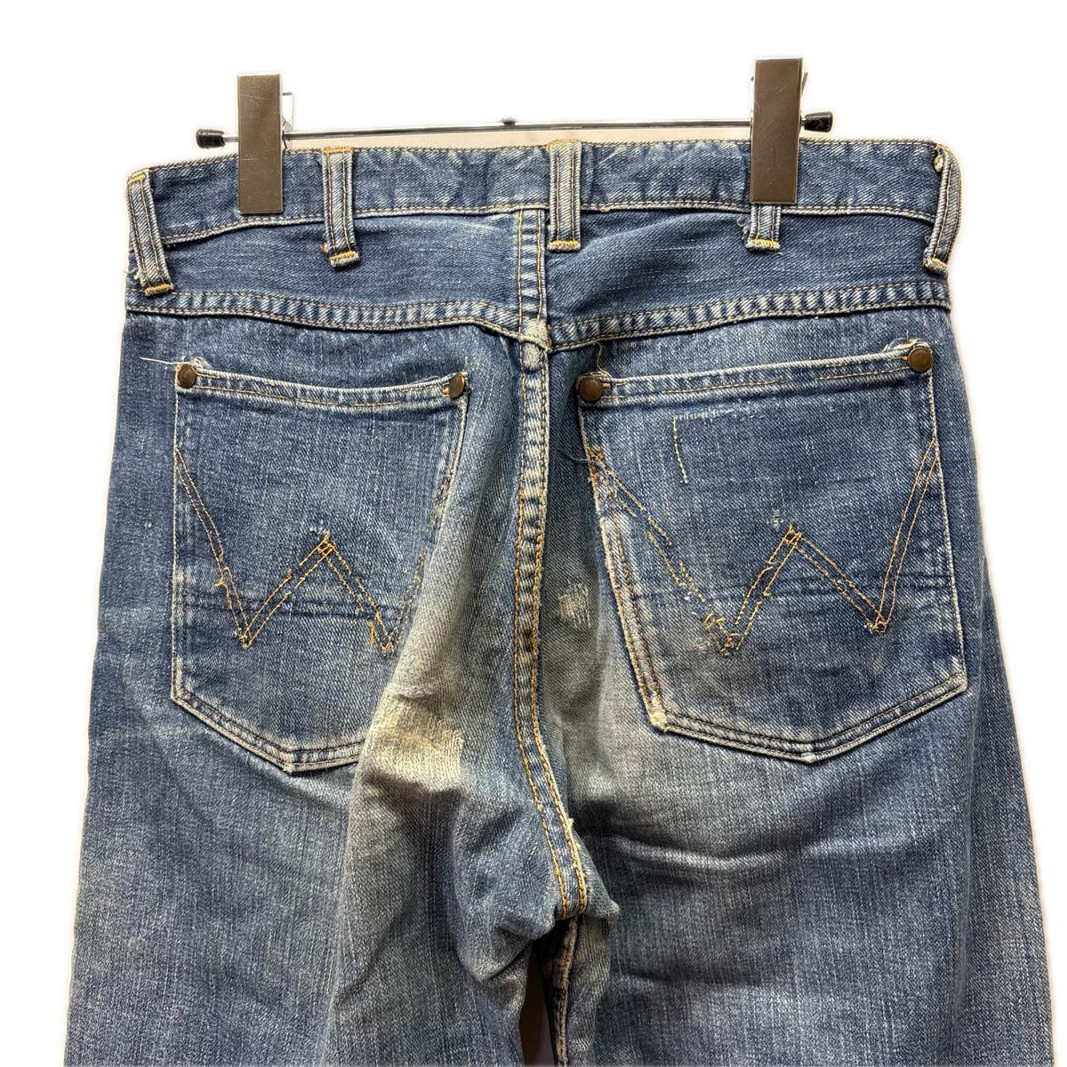 デニムパンツ 60s 斜めﾍﾞﾙ 11MWZ ﾃﾞﾆﾑﾊﾟﾝﾂ 青 (W30) 30 ブルー