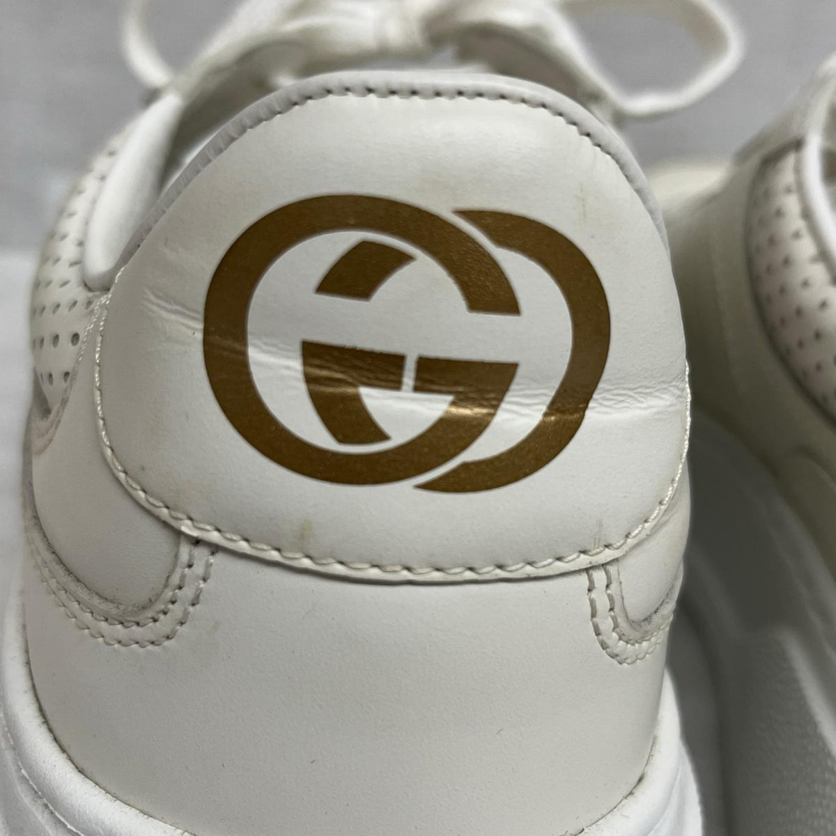 GUCCI/GGエンボス/チャンキーソールスニーカー/サイズ8/669582