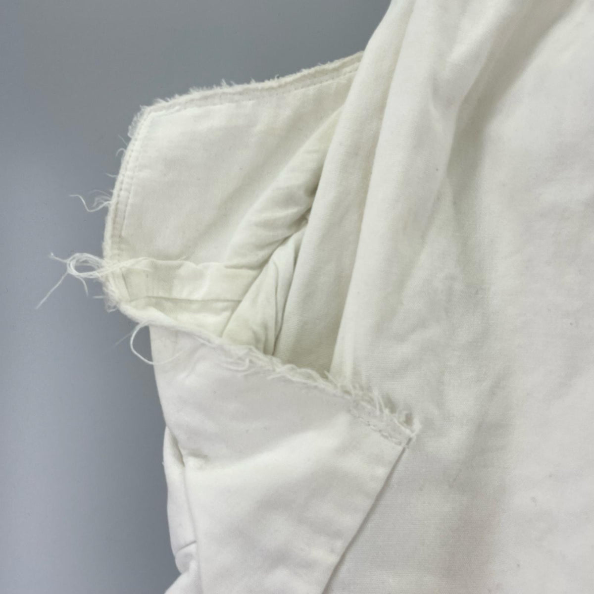ショートパンツ COMME des GARCONS 変形ﾎﾟｹｯﾄ ﾁﾉｻﾙｴﾙｼｮｰﾂ S ホワイト
