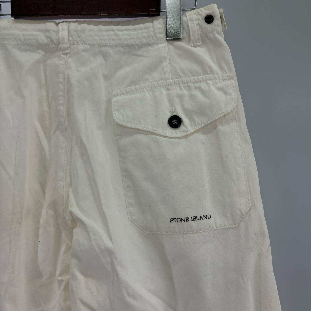 パンツ STONE ISLAND 00s~ ﾊﾟﾗｼｭｰﾄﾊﾟﾝﾂ 48 ホワイト