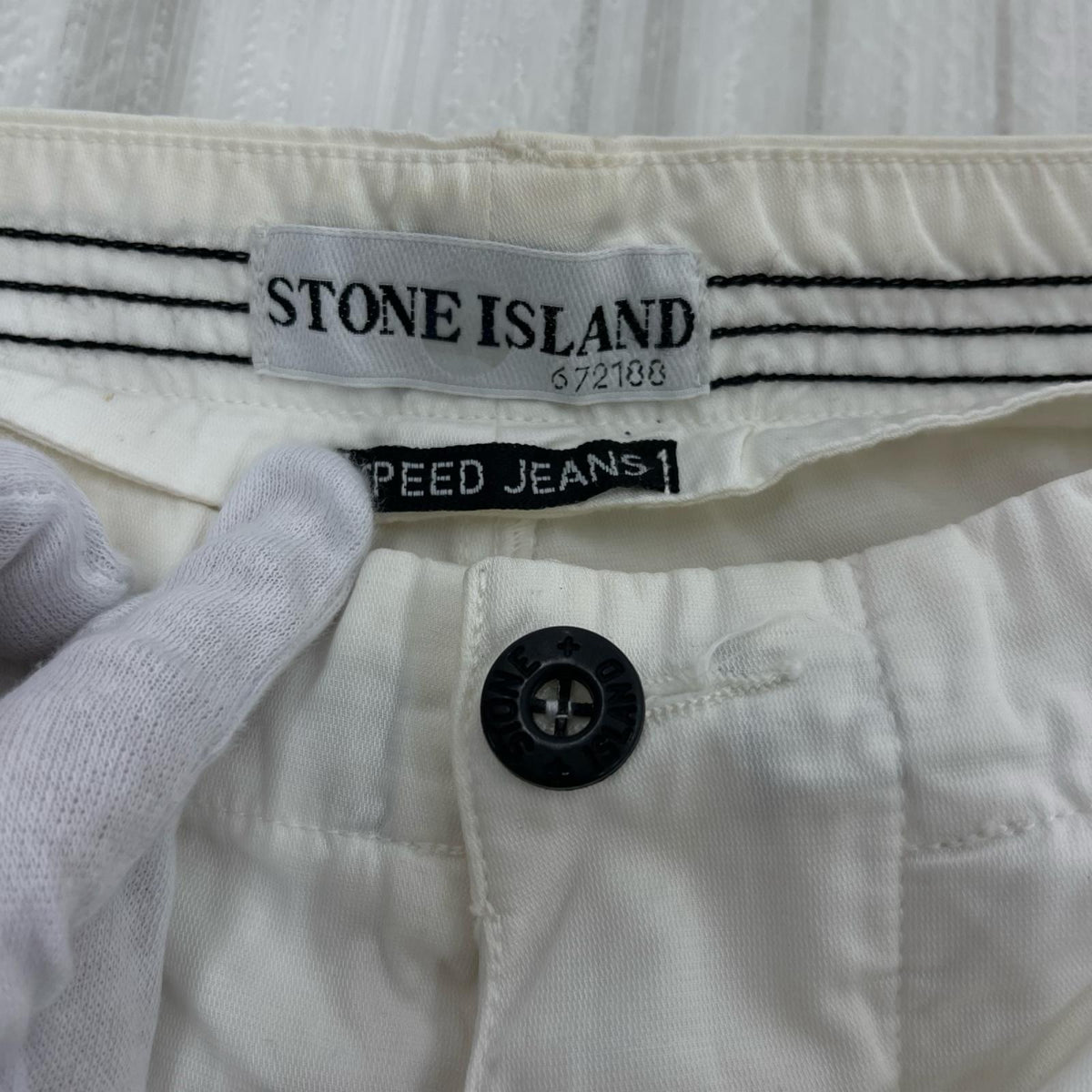 パンツ STONE ISLAND 00s~ ﾊﾟﾗｼｭｰﾄﾊﾟﾝﾂ 48 ホワイト