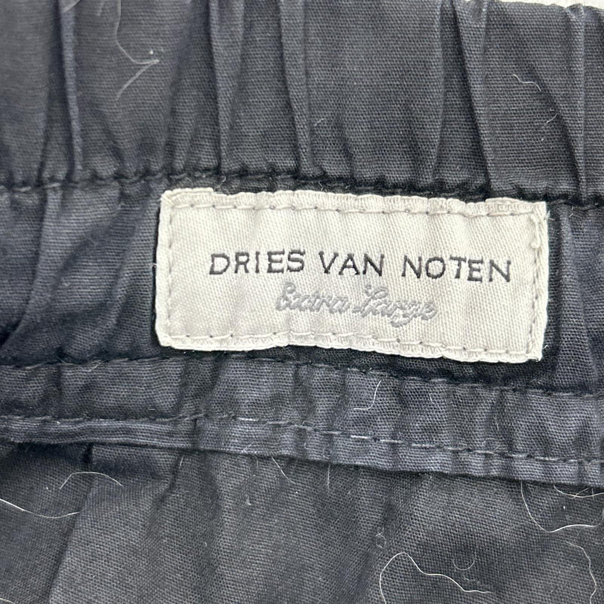 パンツ DRIES VAN NOTEN ﾏﾙﾁﾎﾟｹｯﾄ ﾊﾞｷﾞｰｶｰｺﾞﾊﾟﾝﾂ ブラック
