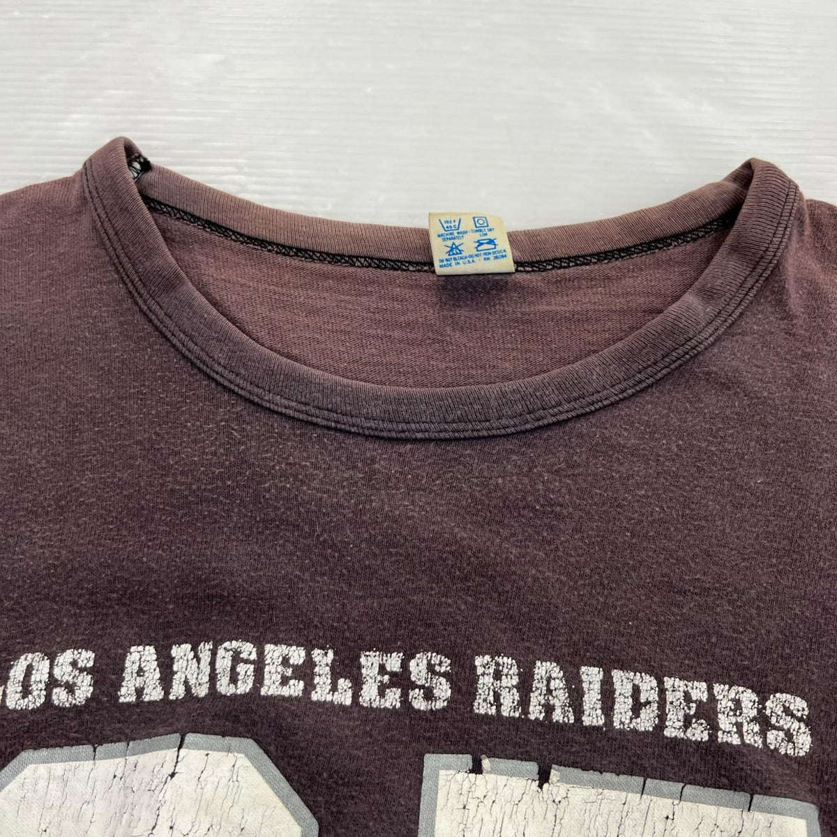 長袖Ｔシャツ トリコタグ 80s RAIDERS TEE (XL) ブラウン