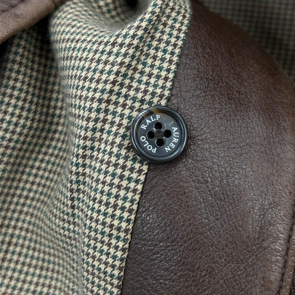 レザージャケット 90sポニー刺繍 レザー スイングトップ ブラウン XL ブラウン