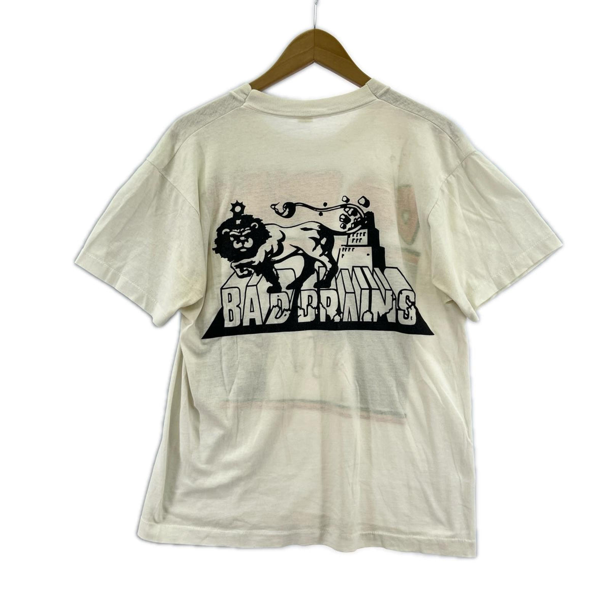 半袖Ｔシャツ 80s bad brains フォトT ホワイト L ホワイト