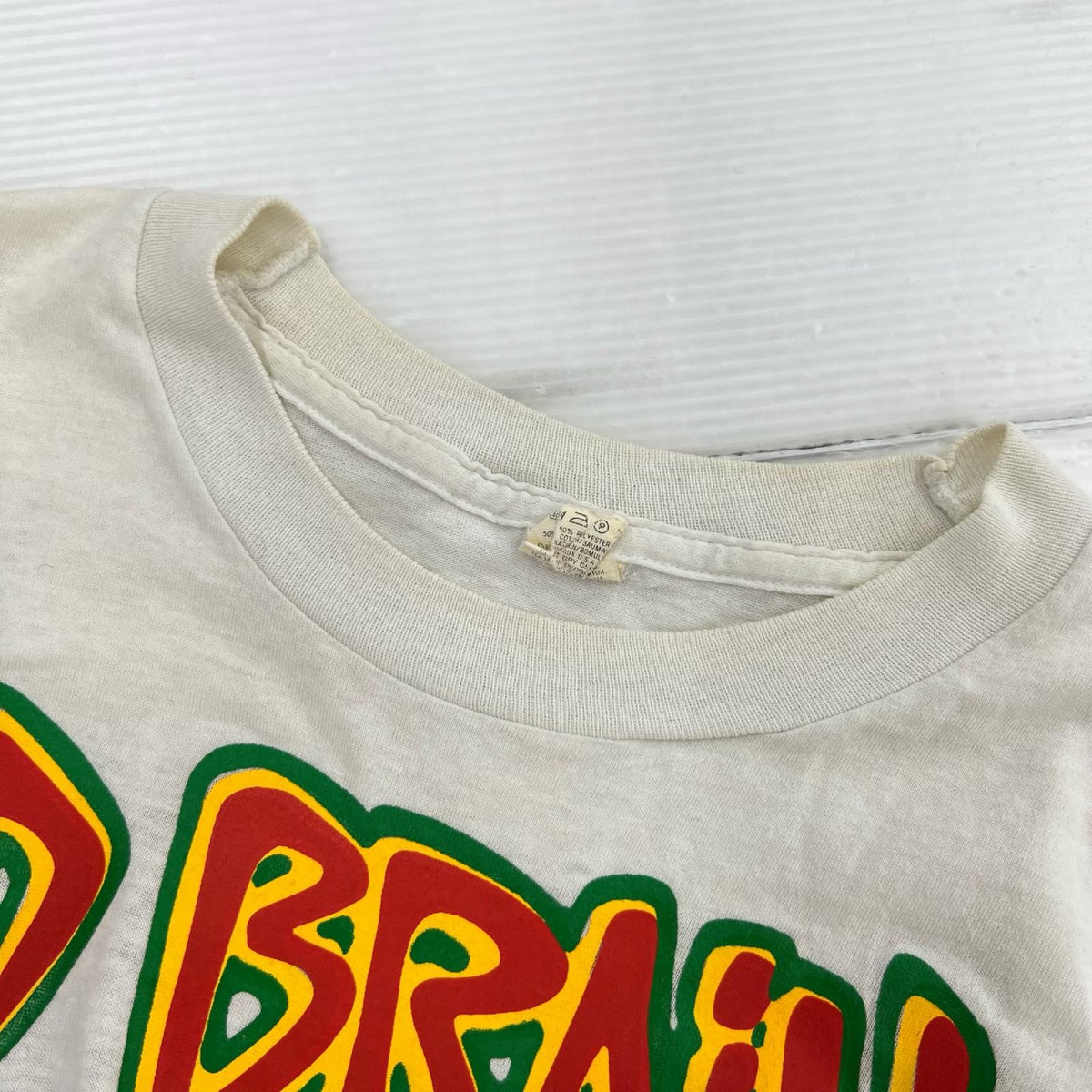 半袖Ｔシャツ 80s bad brains フォトT ホワイト L ホワイト