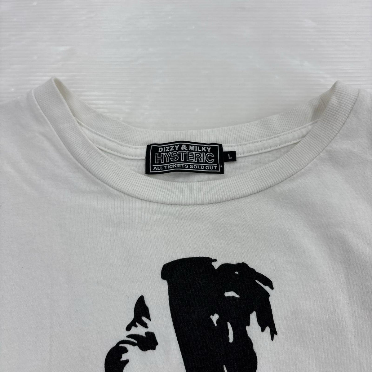 半袖Ｔシャツ ピンク ロゴ L ホワイト