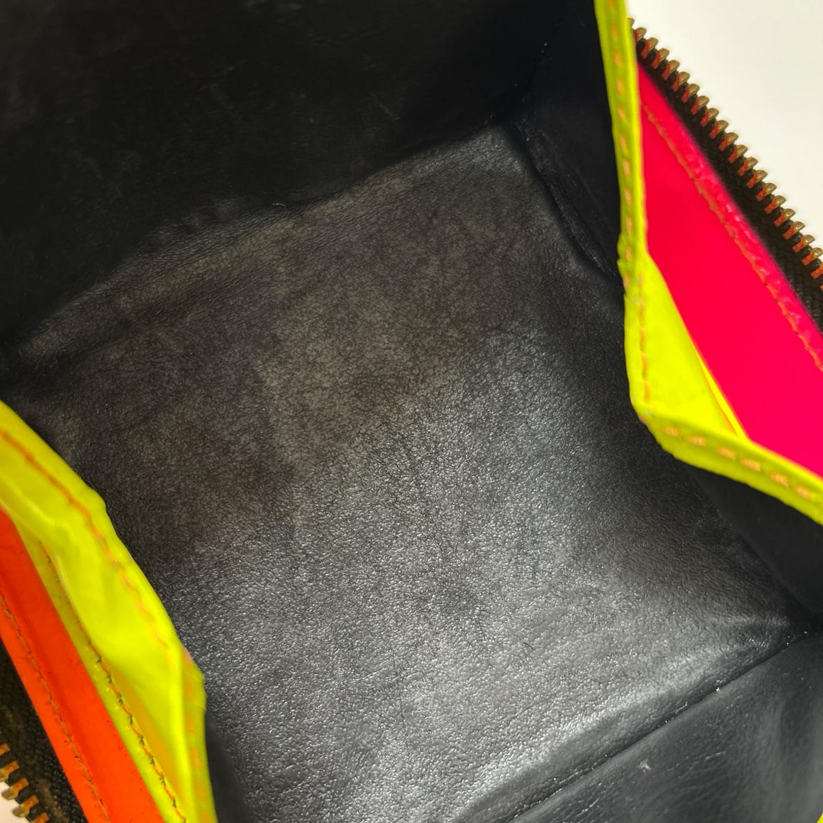 コンパクトウォレット SUPER  FLUO ZIP オレンジ