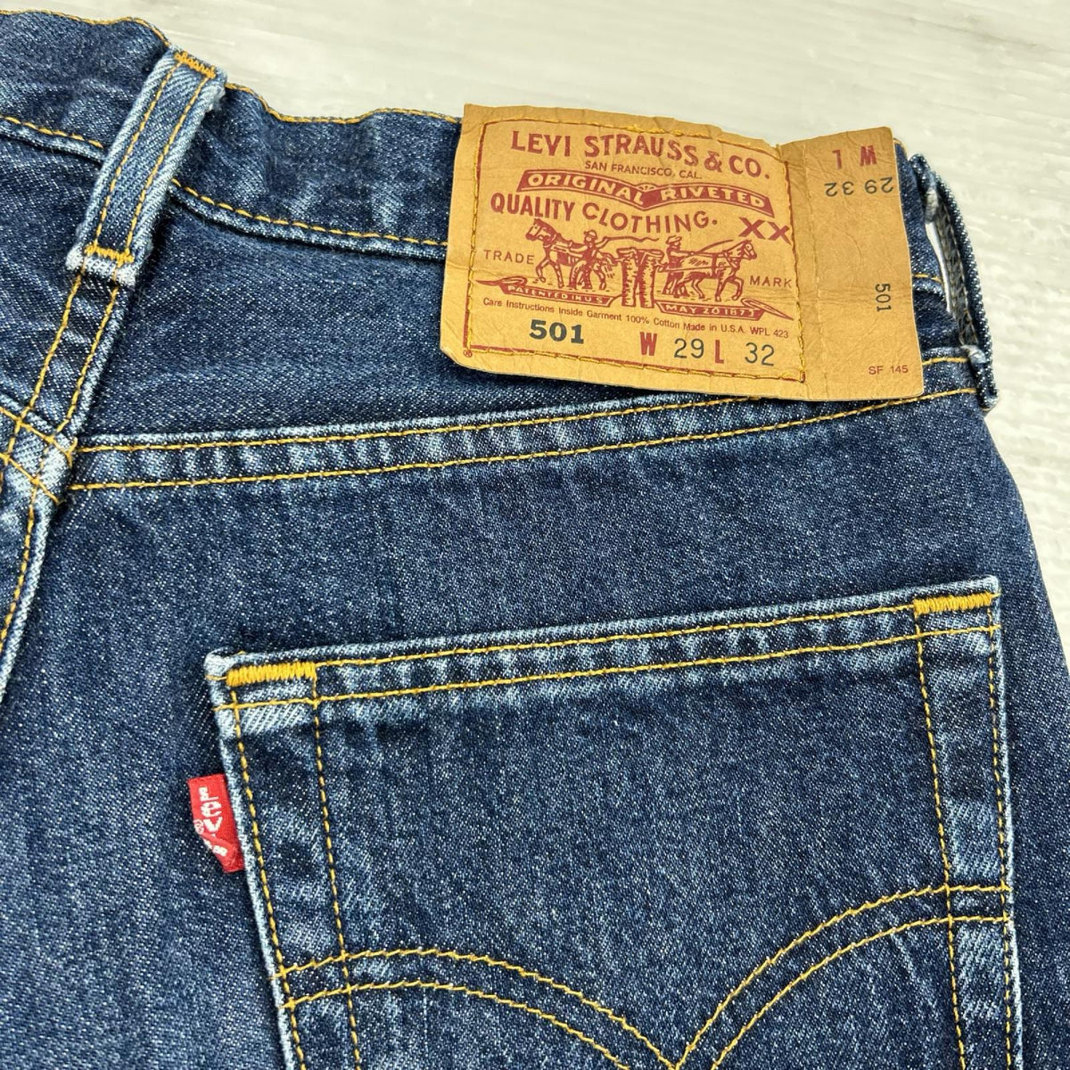 デニムパンツ made in USA 　501 29 ネイビー