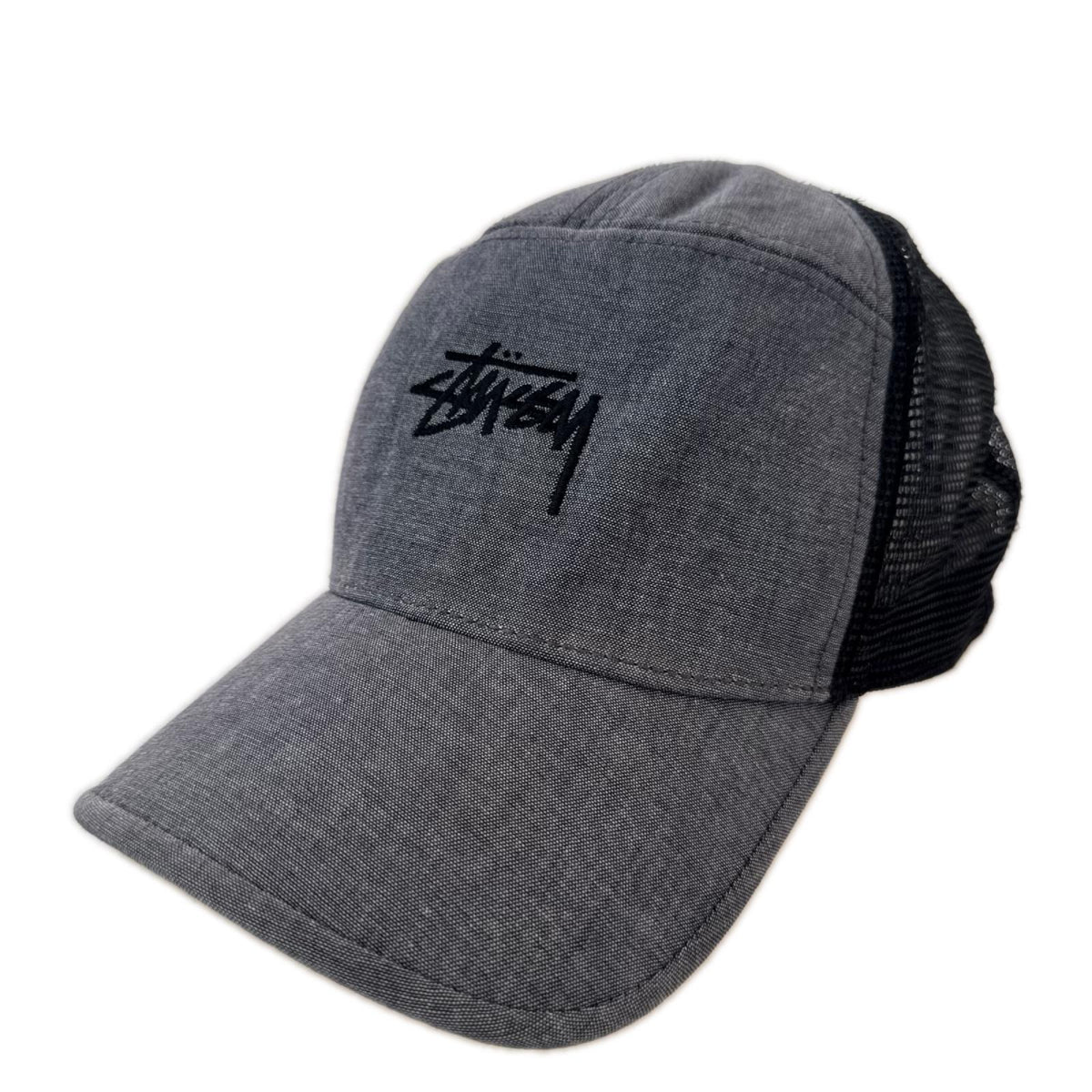 キャップ 00s ﾒｯｼｭｷｬｯﾌﾟ BLK グレー