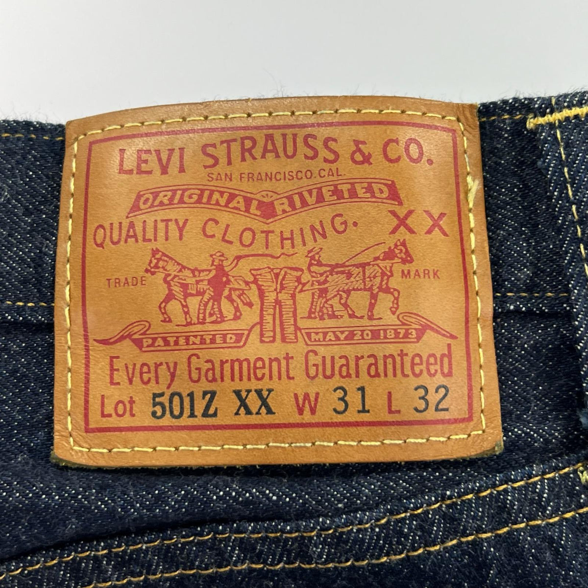 デニムパンツ 54年復刻 LVC 501ZXX　31 31 ネイビー