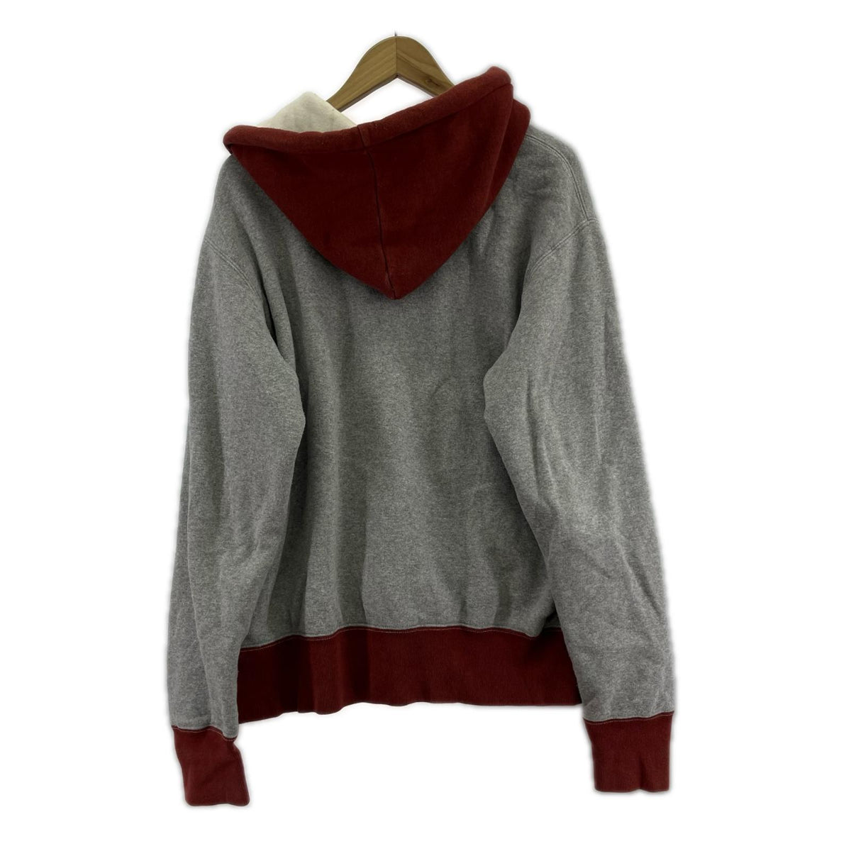 パーカー BALL PARK ﾂｰﾄｰﾝ ﾀﾞﾌﾞﾙﾌｪｲｽ （L） L グレー
