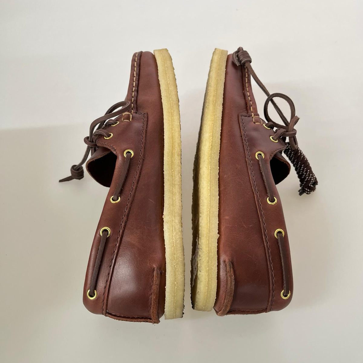 ローファー ×MOUSSY clarks godney boat ブラウン