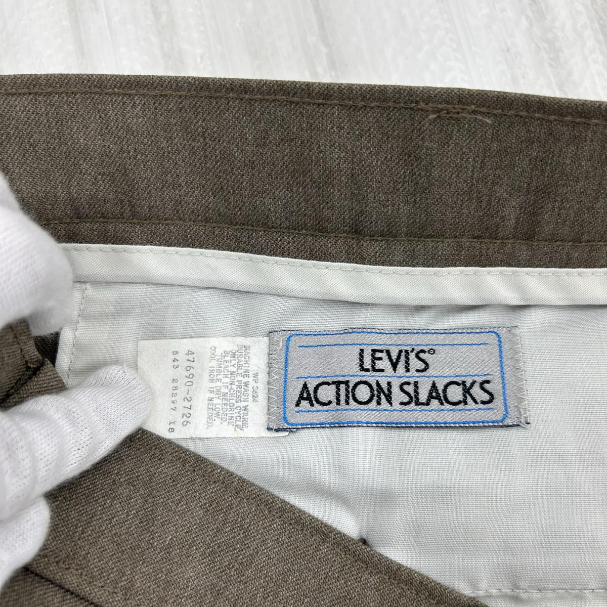 パンツ 80s ACTION SLACKS (36~) ブラウン