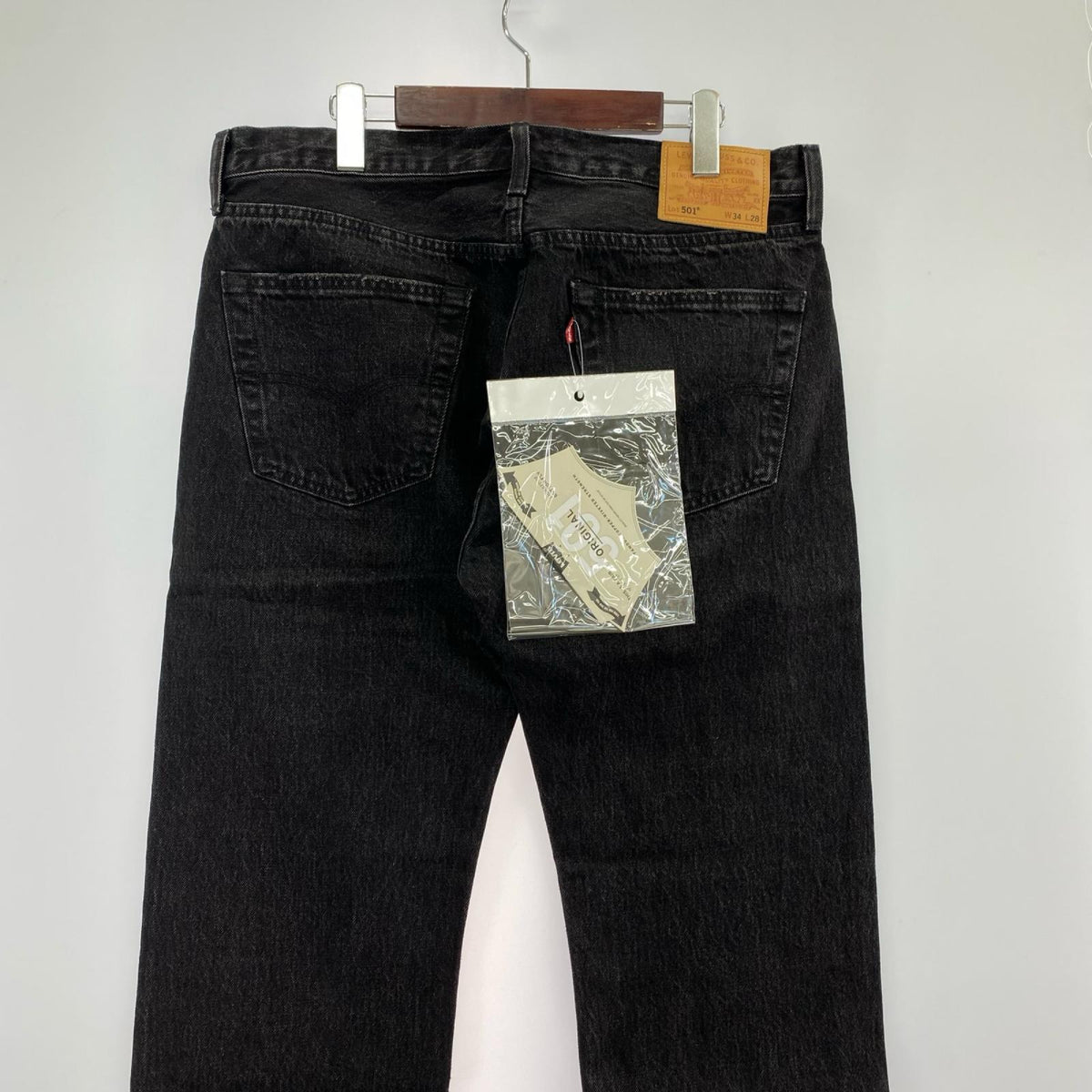 デニムパンツ JOURNAL STANDARD 別注 501 BIGE ブラックデニム 34 ブラック