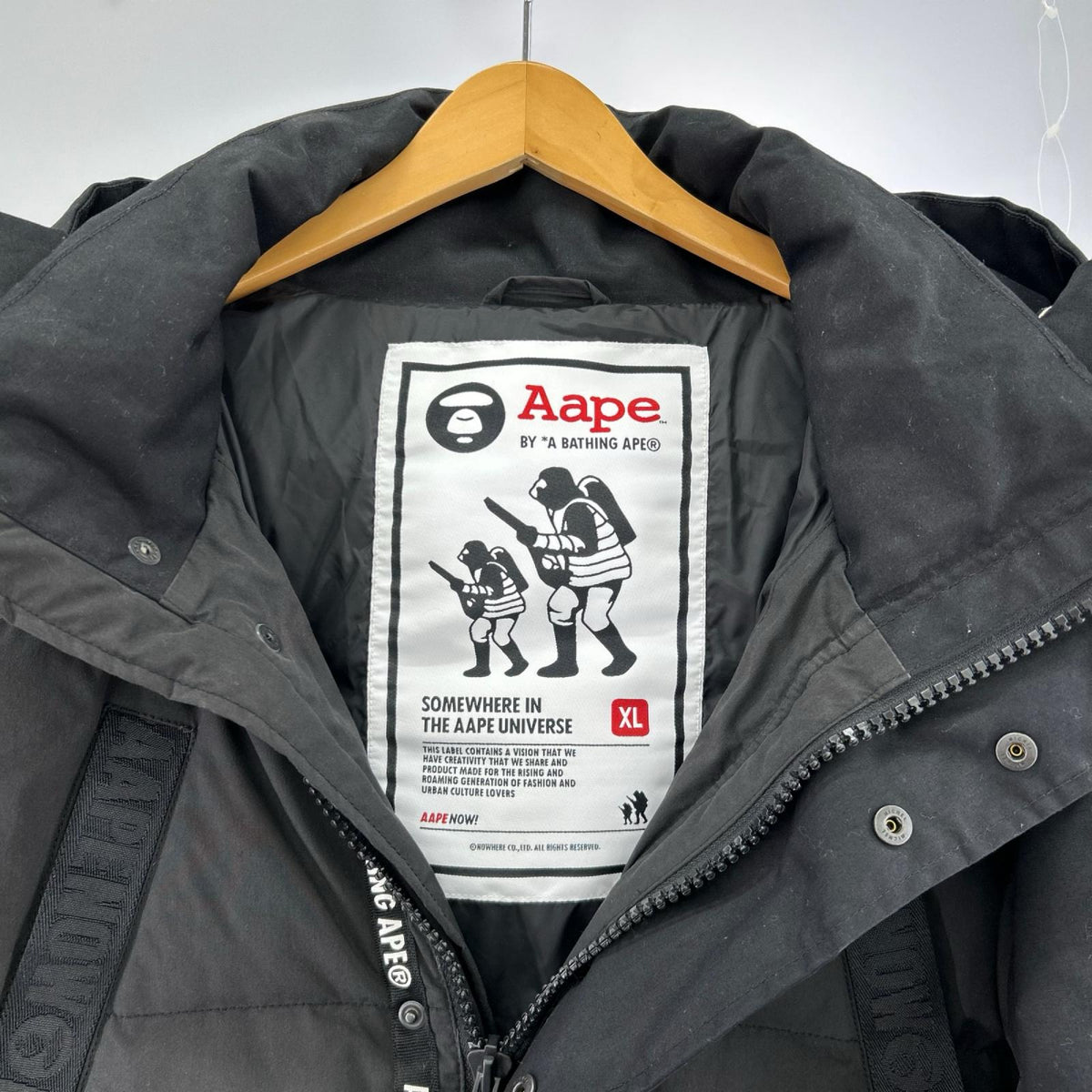 ダウンジャケット ダウンコート (XL) AAPDNM7165XX9 ブラック