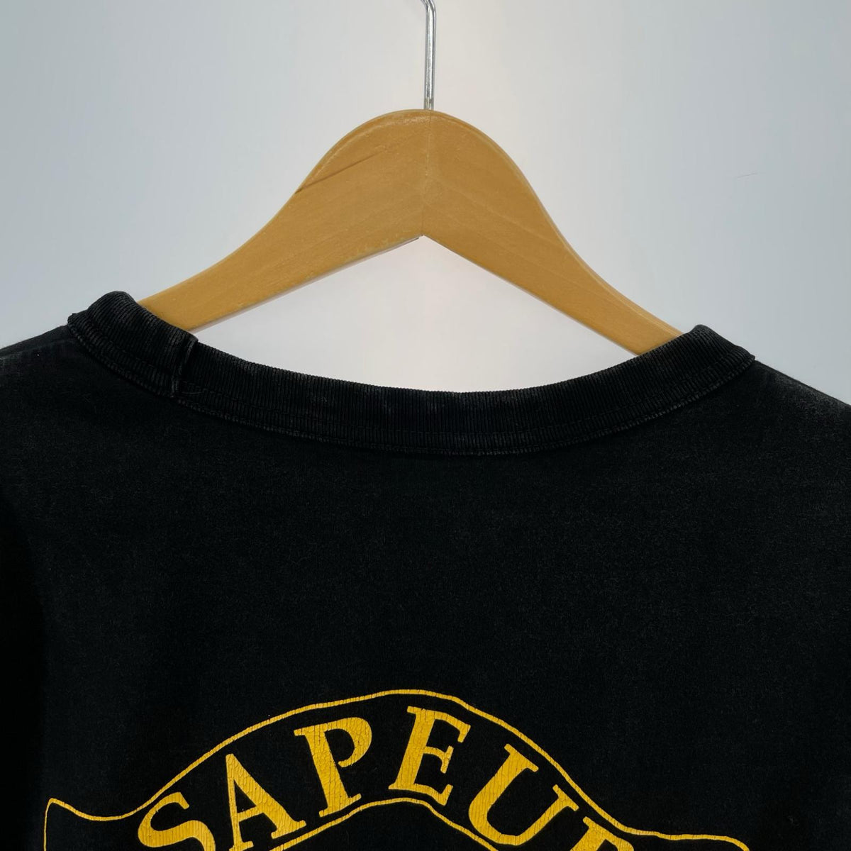 半袖Ｔシャツ ダブルフェイス 黒黄