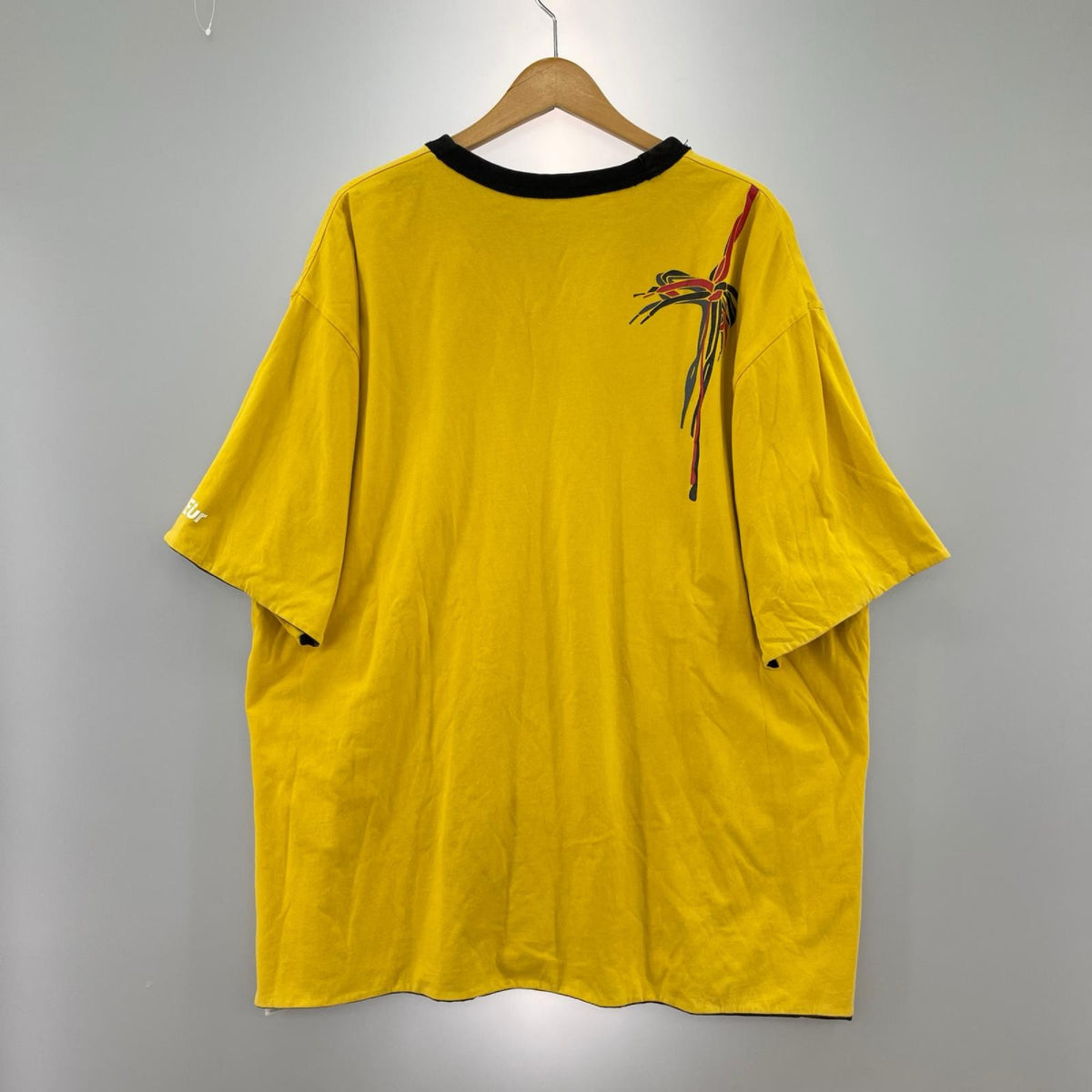 半袖Ｔシャツ ダブルフェイス 黒黄