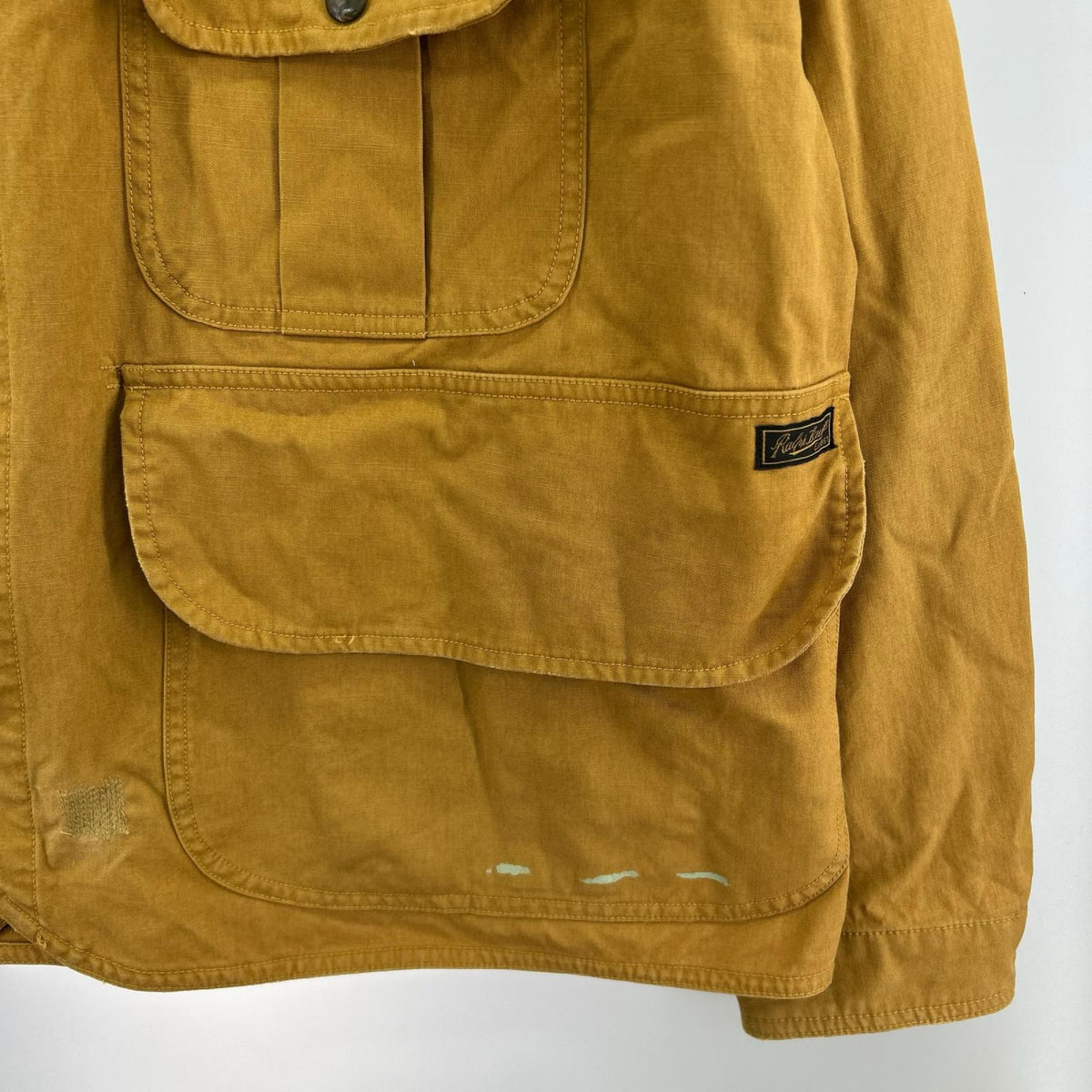ジャケット 90s ﾊﾝﾃｨﾝｸﾞｼﾞｬｹｯﾄ 茶 (XL)