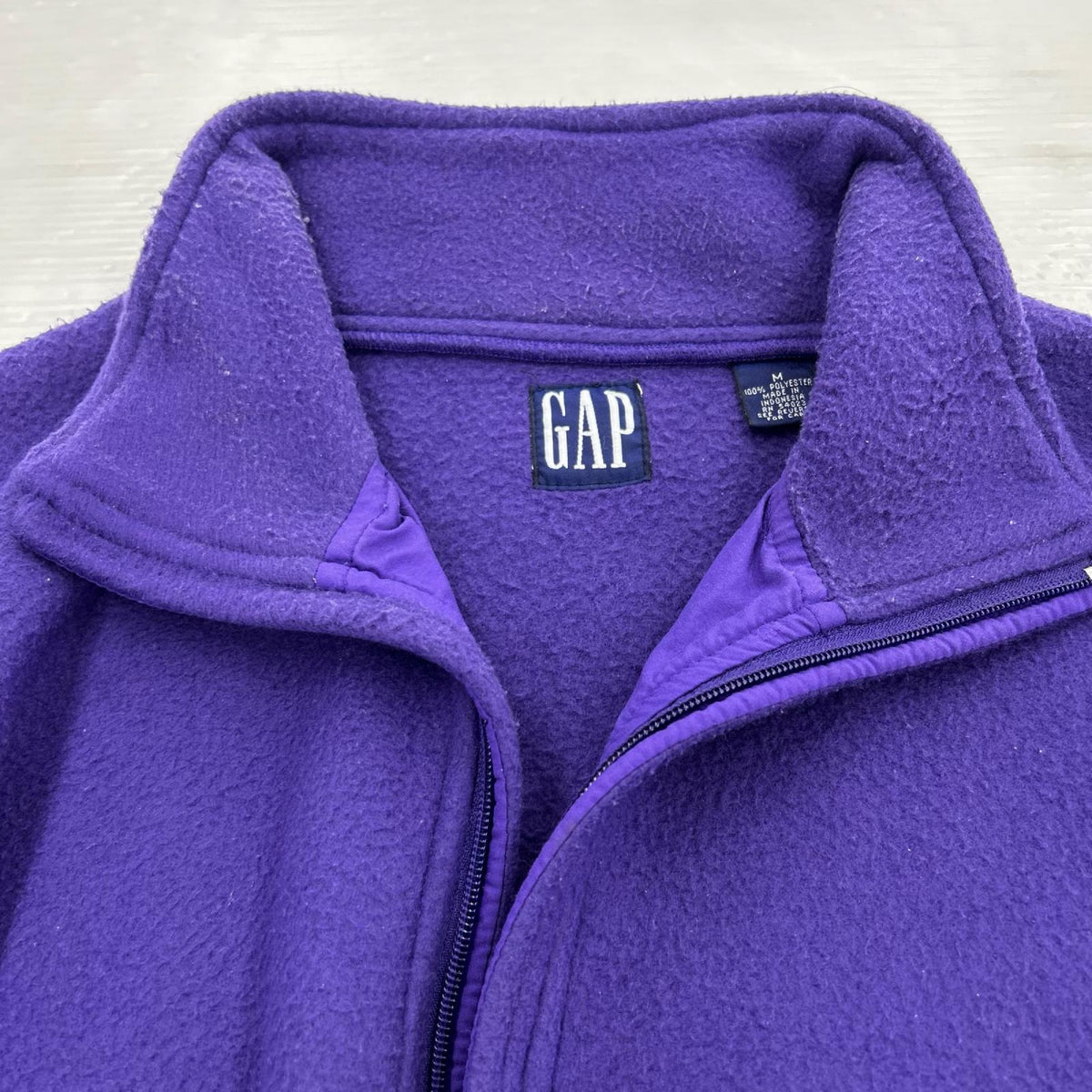 ジャケット 90s OLD GAP ﾌﾘｰｽ 紫 (M) M パープル