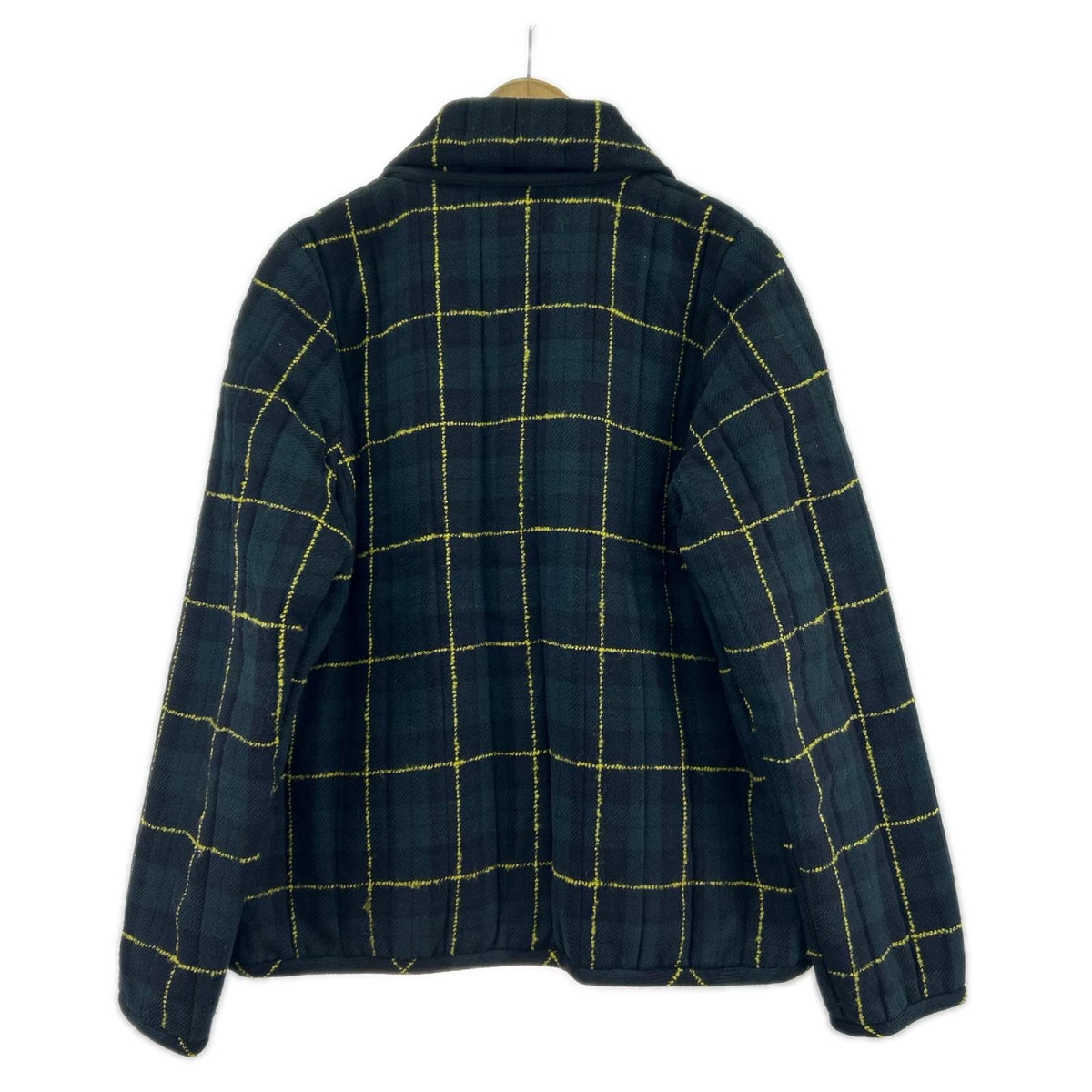 ジャケット 17AW ﾁｪｯｸｼﾞｬｹｯﾄ ｳｰﾙ 濃緑 (M1)