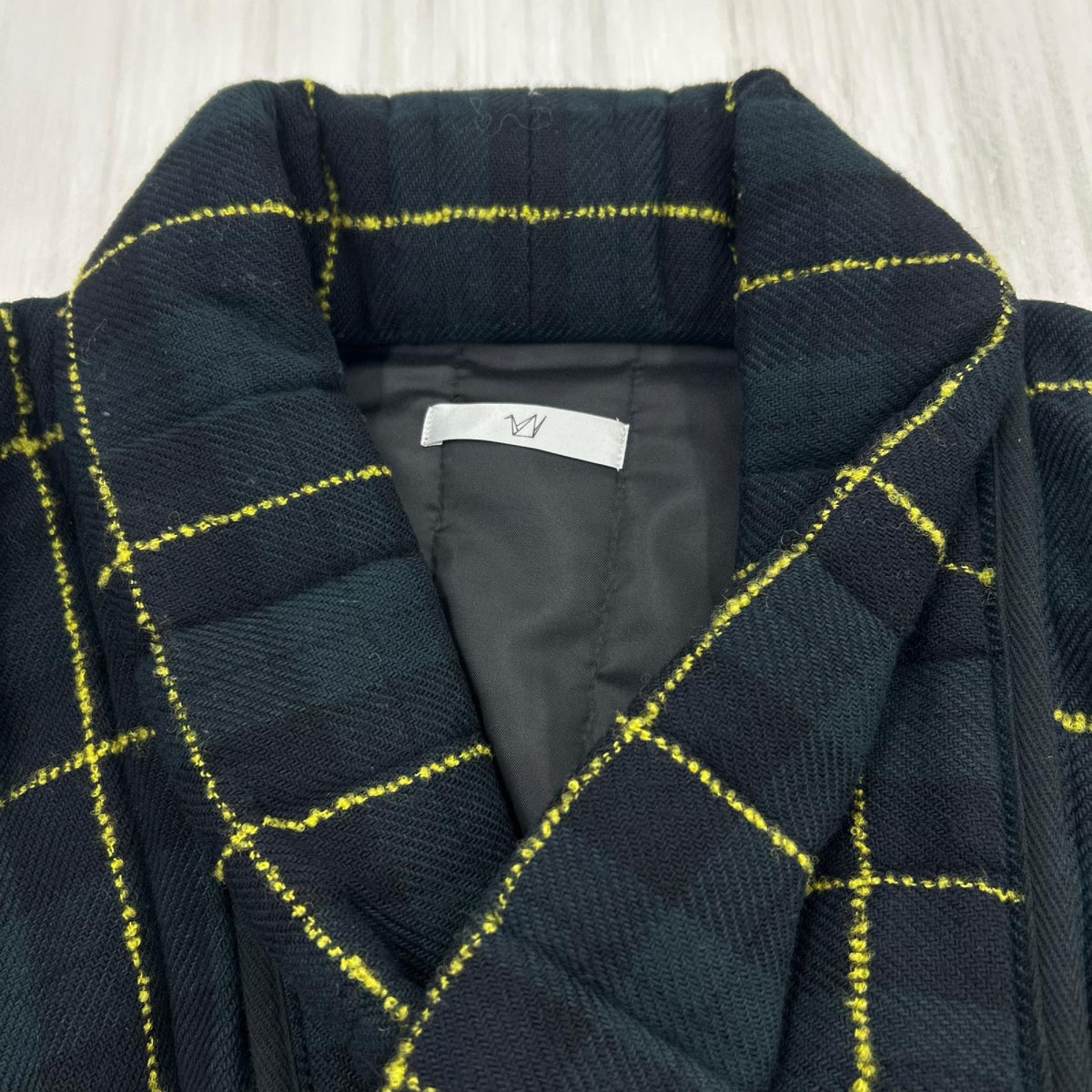 ジャケット 17AW ﾁｪｯｸｼﾞｬｹｯﾄ ｳｰﾙ 濃緑 (M1)