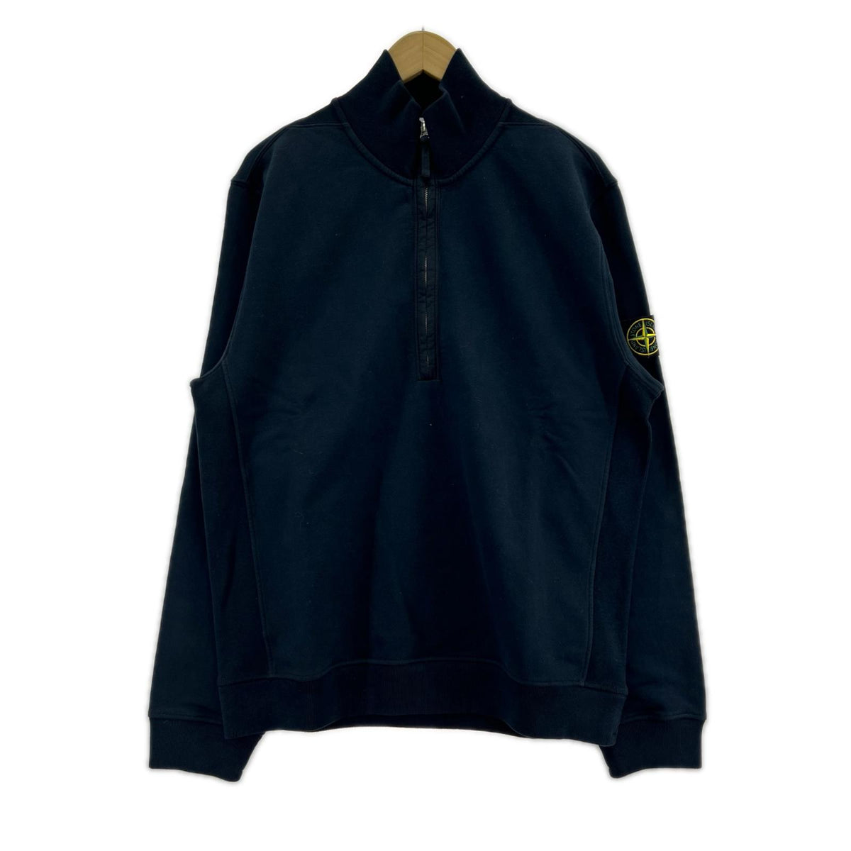スウェット Half-zip sweatshirt ﾊｰﾌｼﾞｯﾌﾟｽｳｪｯﾄﾄﾚｰﾅｰ L ブラック