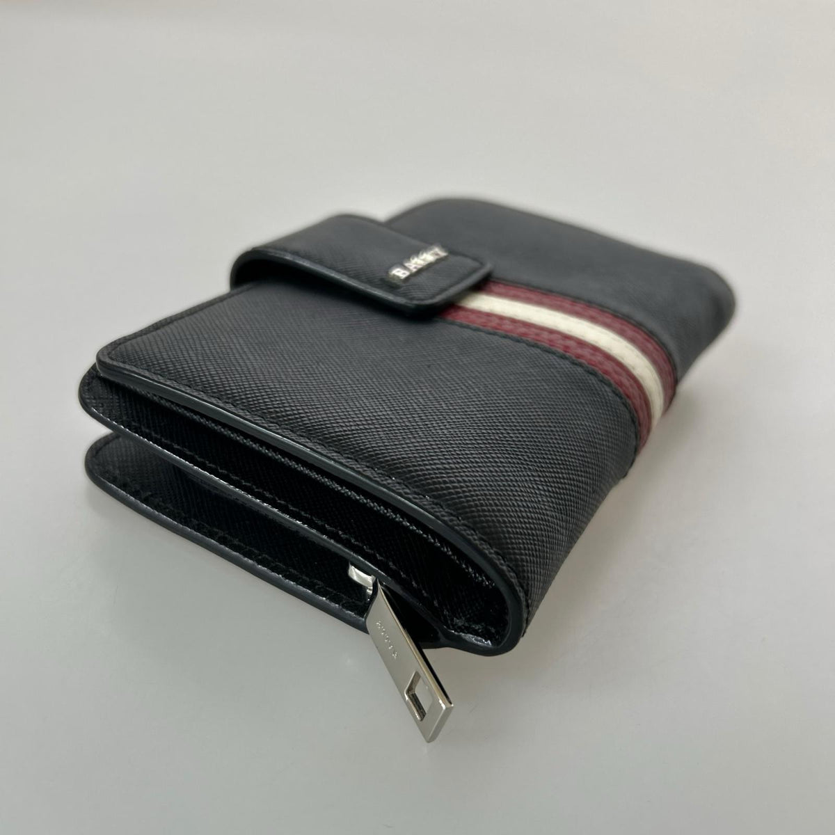 コンパクトウォレット BALLY 二つ折り財布 黒