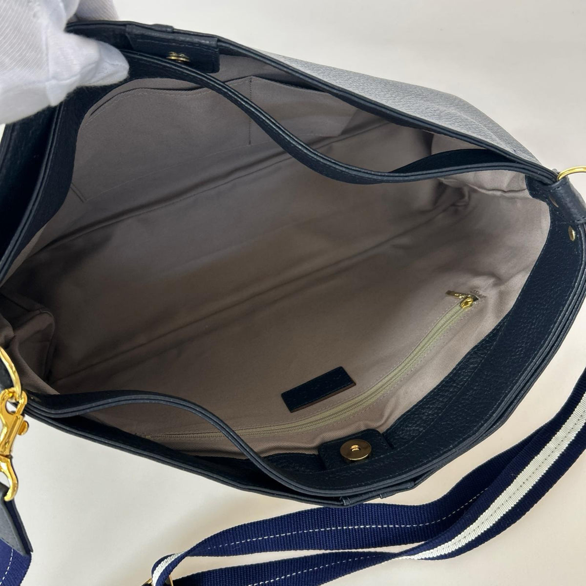 トートバッグ ATAO ｴﾙｳﾞｨ 2WAYﾊﾞｯｸﾞ 紺 ネイビー