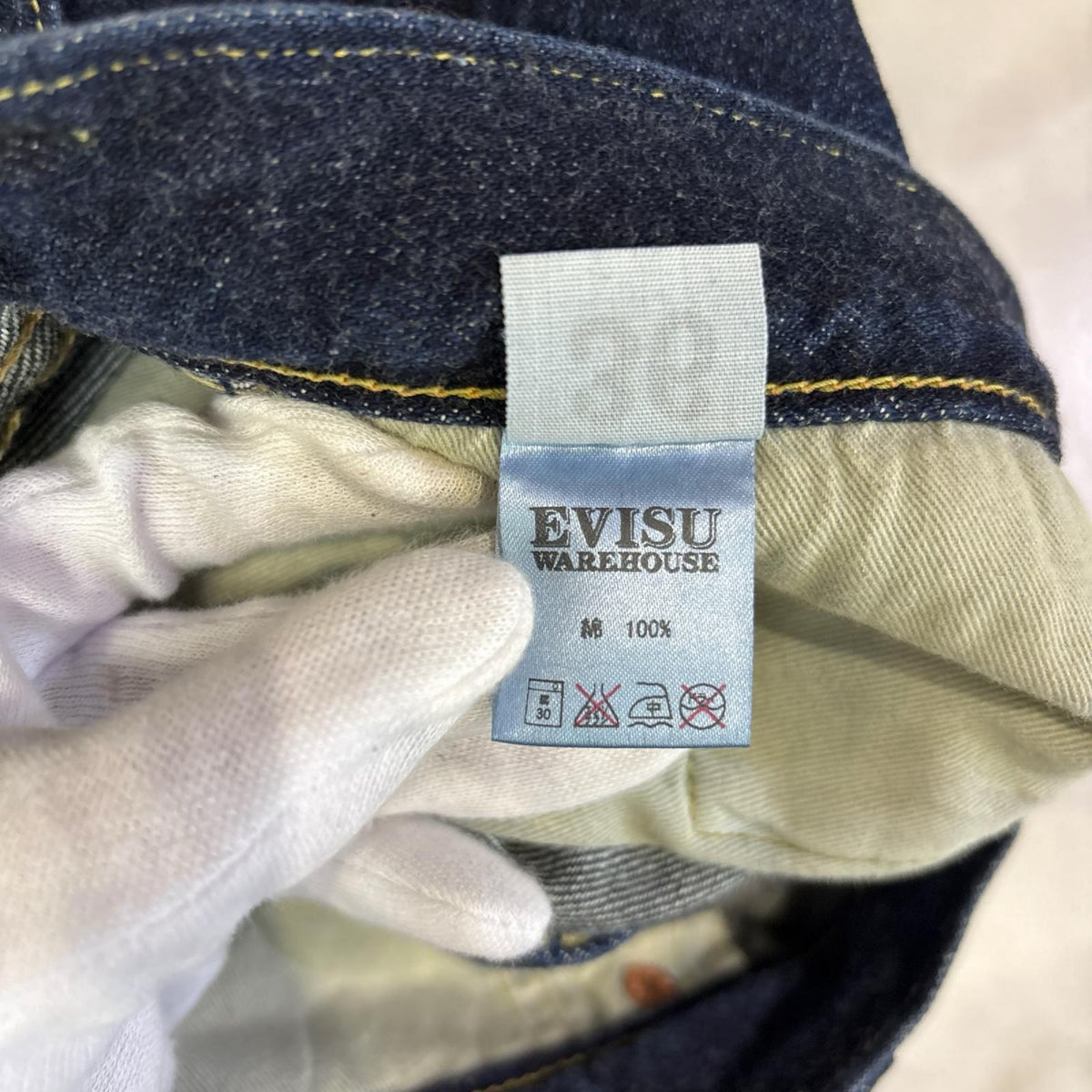 デニムパンツ 9103 ｶﾓﾒﾍﾟｲﾝﾄ ﾃﾞﾆﾑﾊﾟﾝﾂ (W36) 36 ブルー