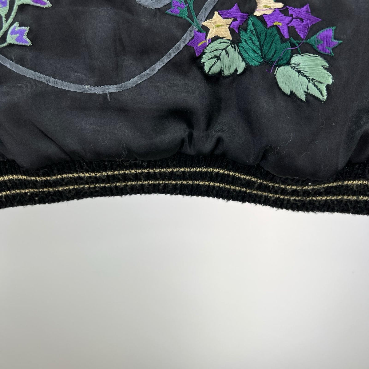 ジャケット テーラー東洋 ローリングストーンズコラボ スカジャン BLK (L) L