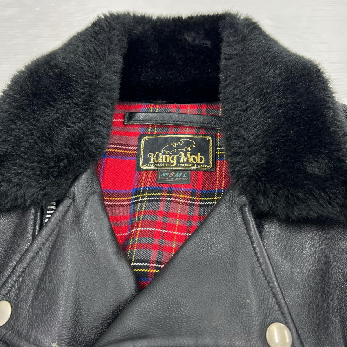 ジャケット KING MOB ライダース S ブラック