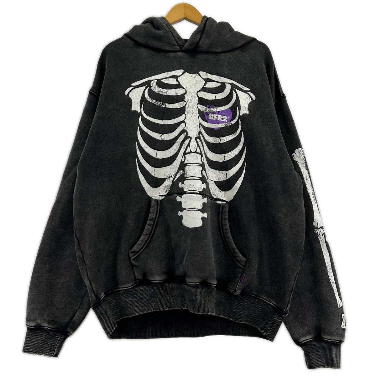 パーカー Frost Wash BONE Hoodie (L) L ブラック