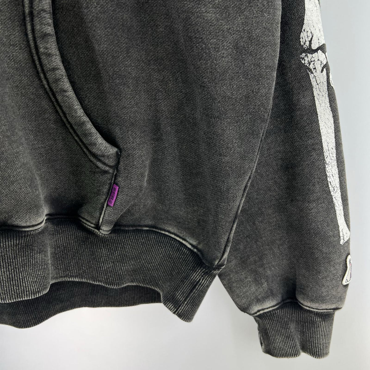パーカー Frost Wash BONE Hoodie (L) L ブラック