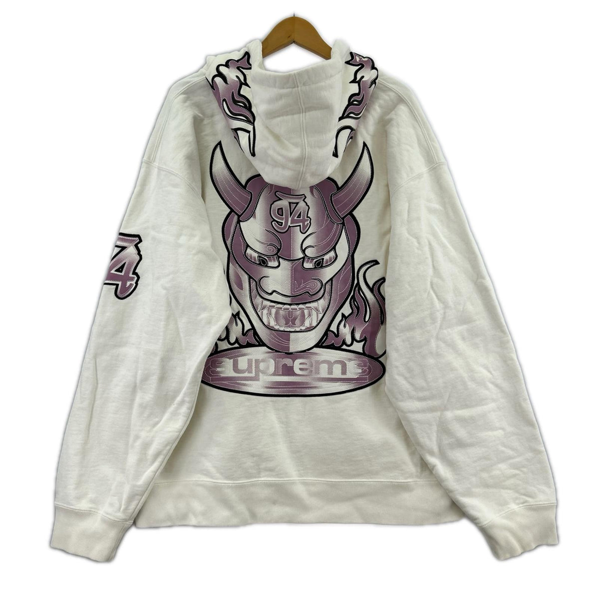 パーカー 22SS Demon Zip Up Hooded Sweatshirt ﾎﾜｲﾄ ホワイト