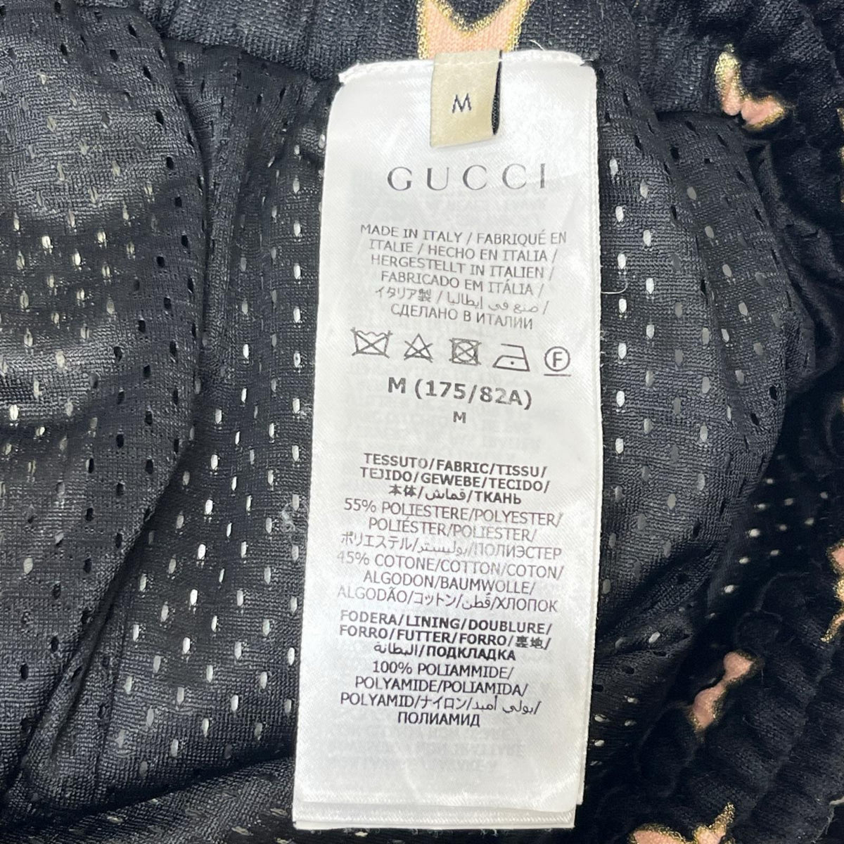 GUCCI/Technical jersey shorts with stars M 705299