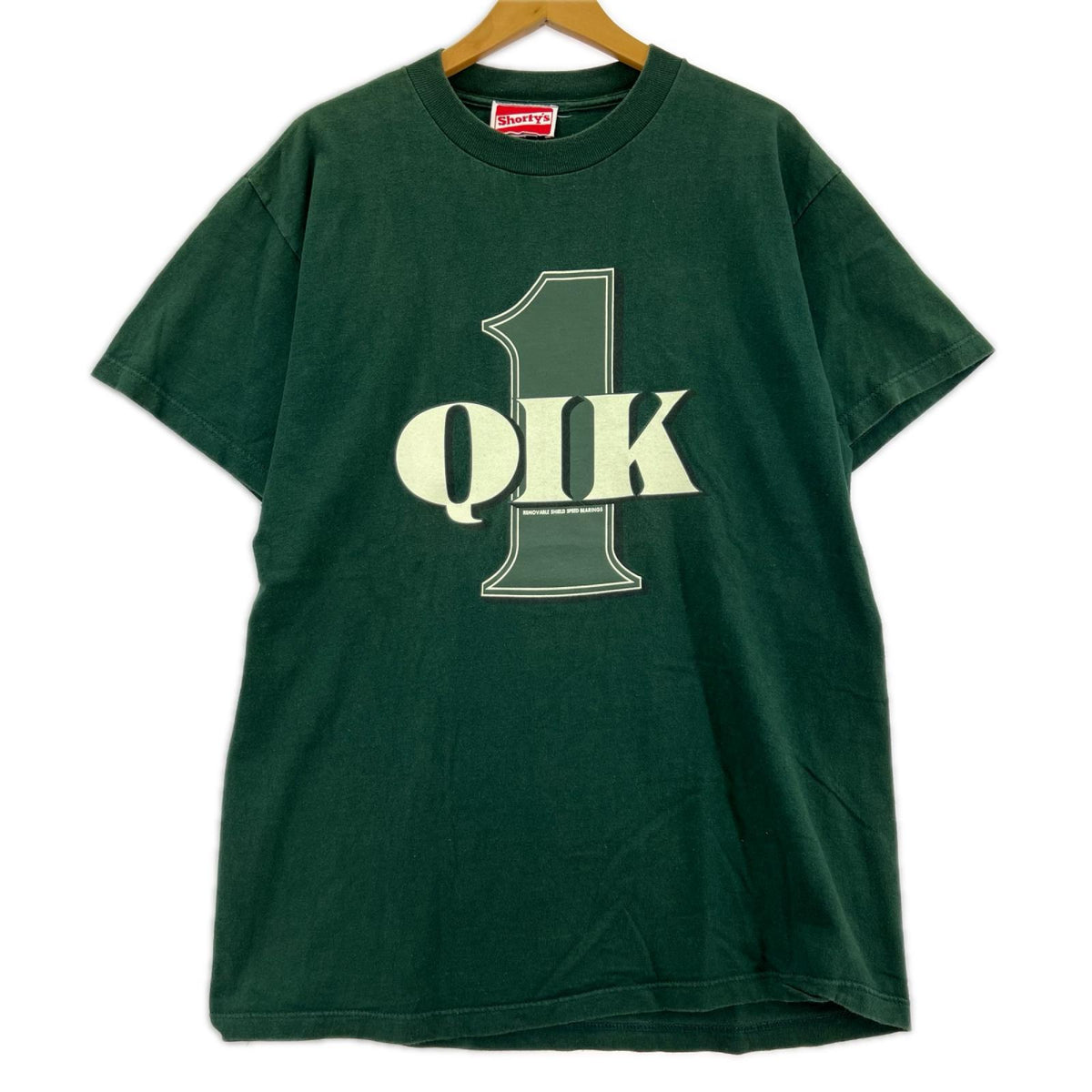半袖Ｔシャツ 90s~ shorty's QIK (XL) グリーン L