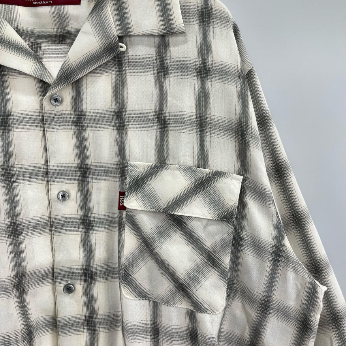 長袖シャツ HIDE AND SEEK 26AW Ombre Check L/S Shirt ｵﾝﾌﾞﾚﾁｪｯｸｼｬﾂ L