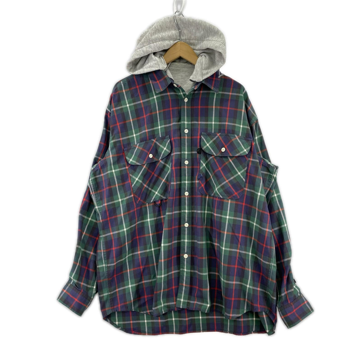 長袖シャツ TECH 2WAY WORK SHIRTS L マルチカラー