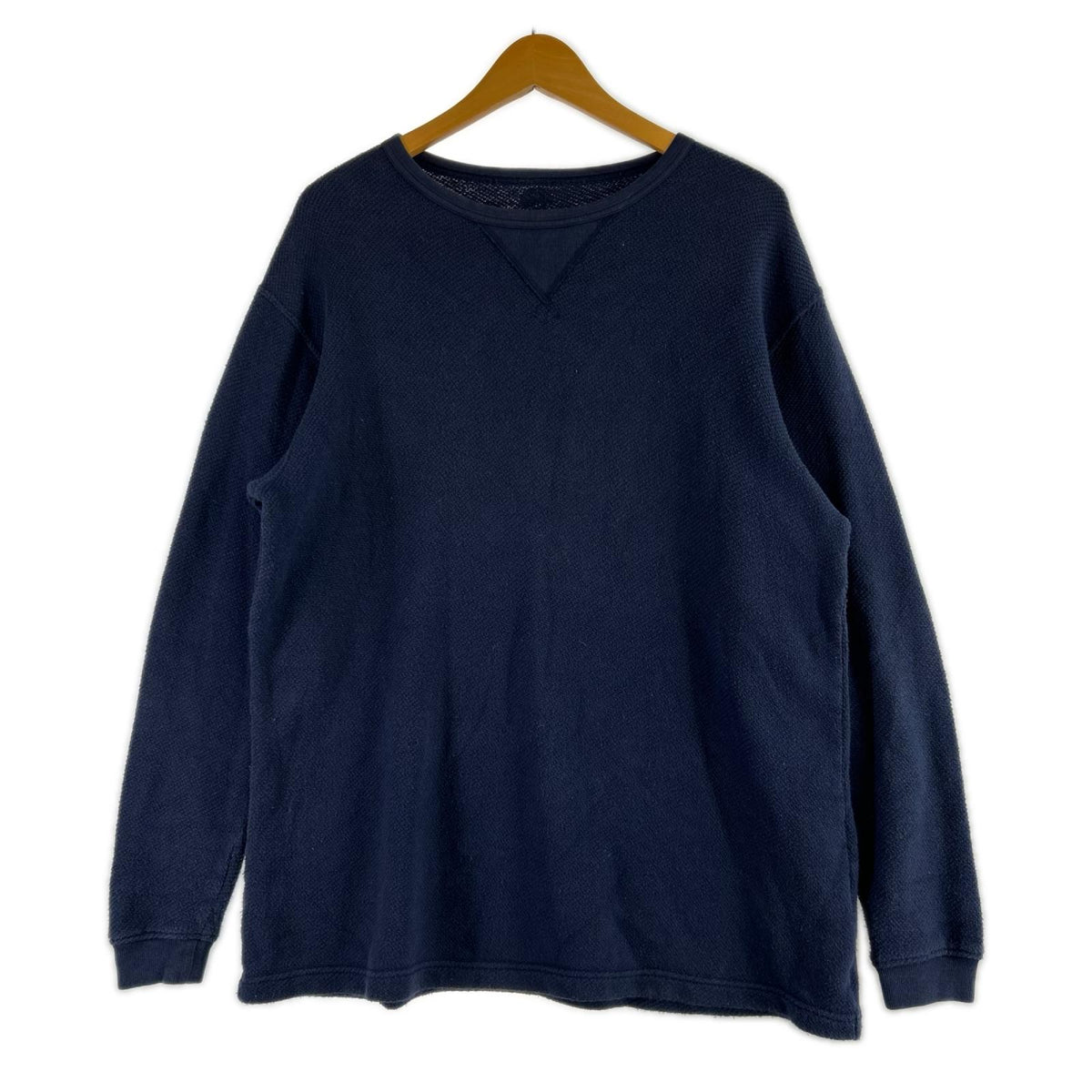 長袖Ｔシャツ FRENCH THERMAL CREWNECK SS ネイビー