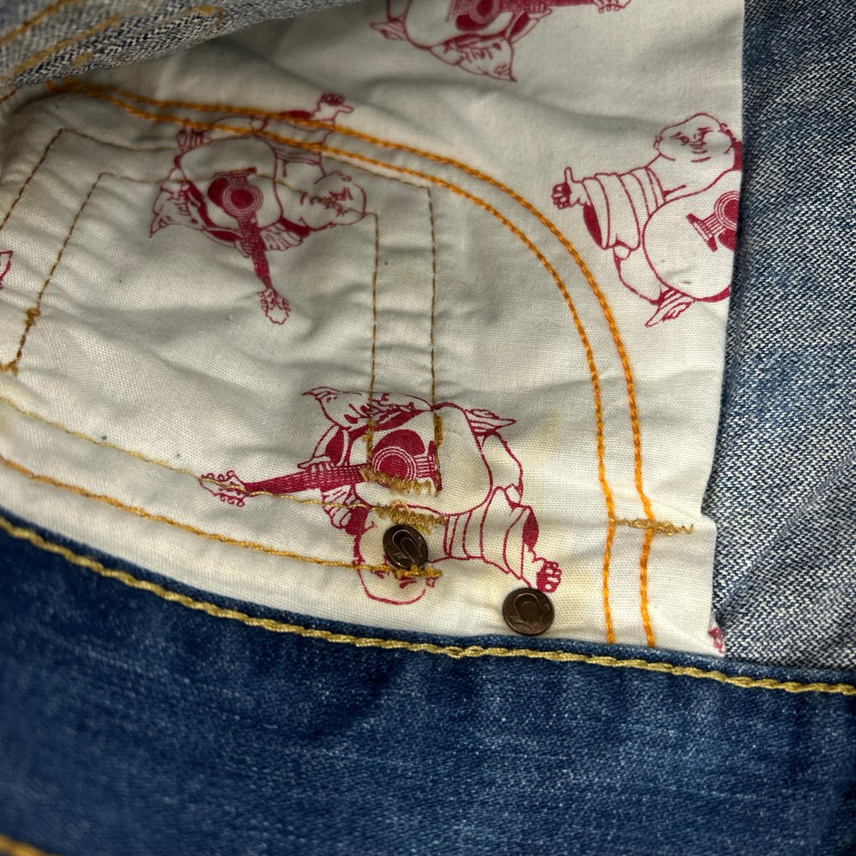 デニムパンツ TRUE RELIGION デニム・ジーンズ 32 ブルー