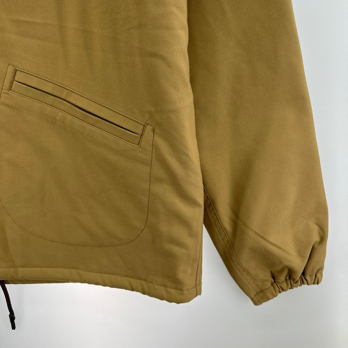 ジャケット Fake Leather Strech Blouson 48 ベージュ